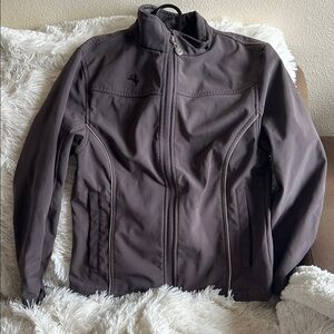 Wyoming traders jacket in color charcoal